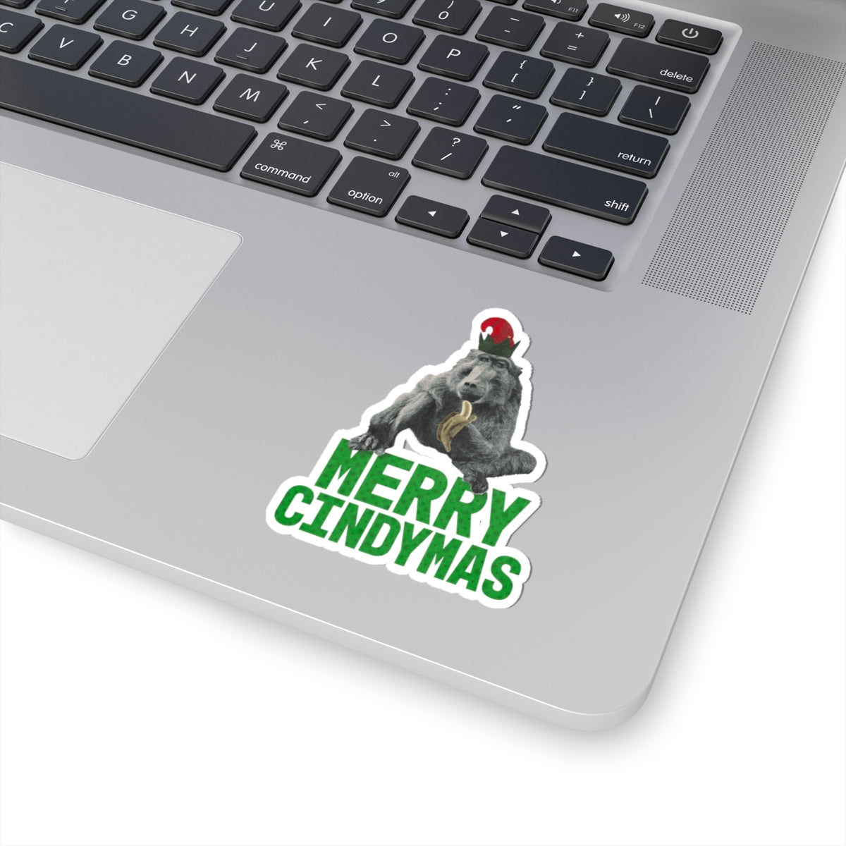Merry Cindymas Vinyl Sticker- Elf Hat