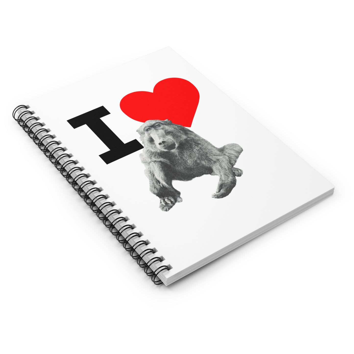 I Love Cindy Notebook - White
