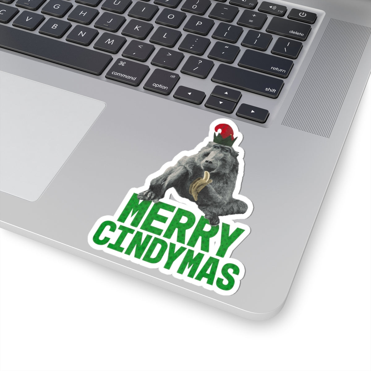 Merry Cindymas Vinyl Sticker- Elf Hat