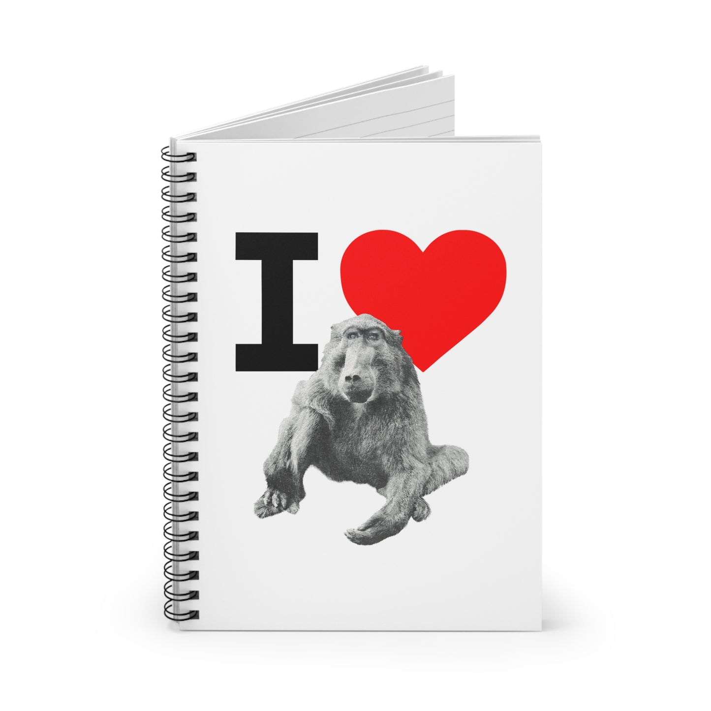 I Love Cindy Notebook - White