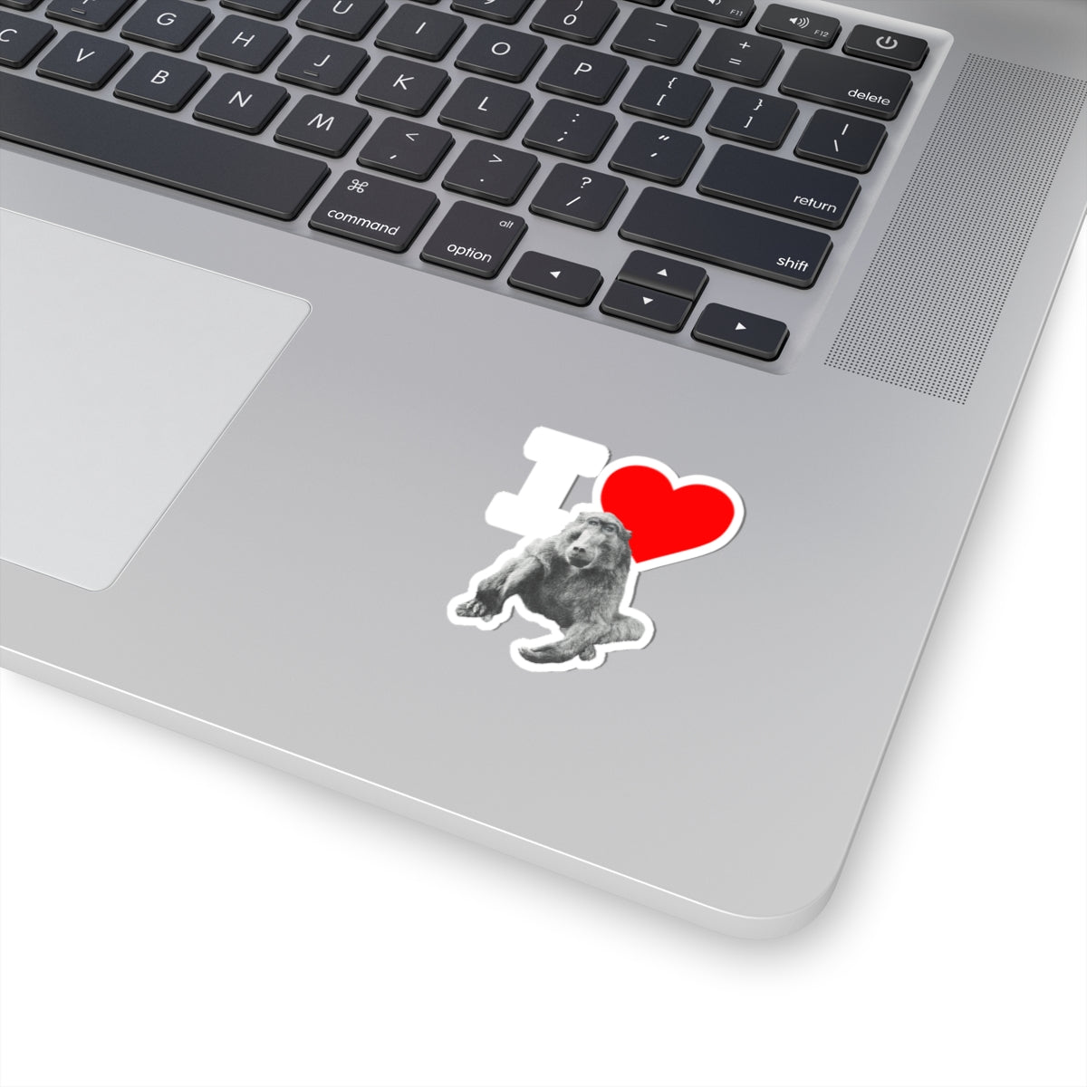 I Love Cindy Vinyl Sticker - White I