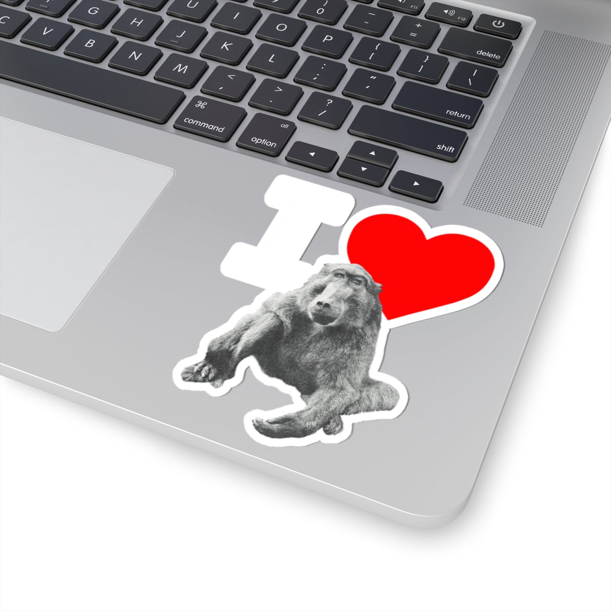 I Love Cindy Vinyl Sticker - White I