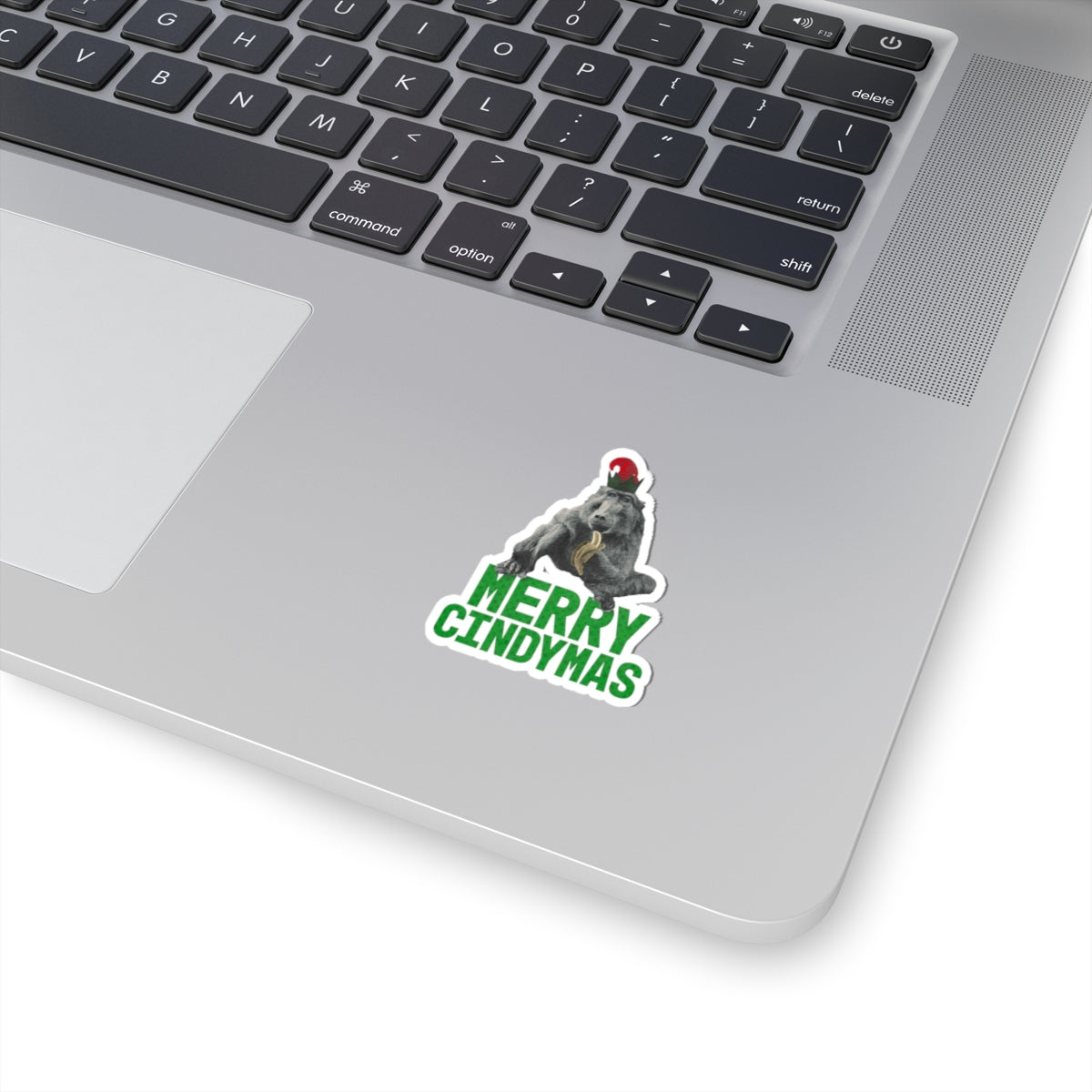 Merry Cindymas Vinyl Sticker- Elf Hat
