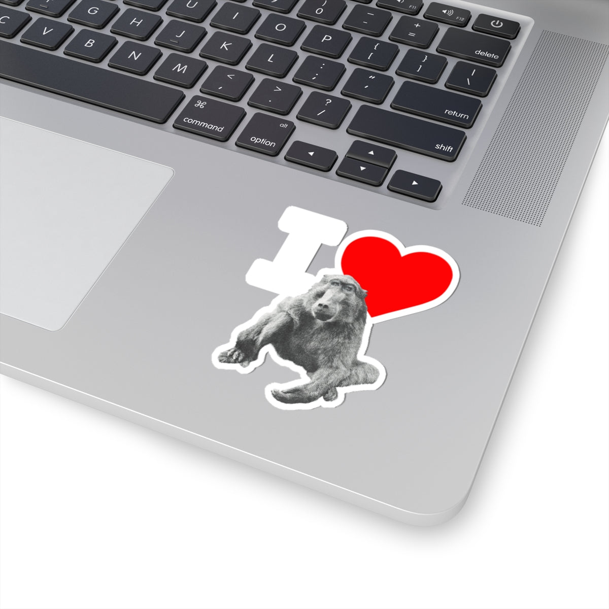 I Love Cindy Vinyl Sticker - White I